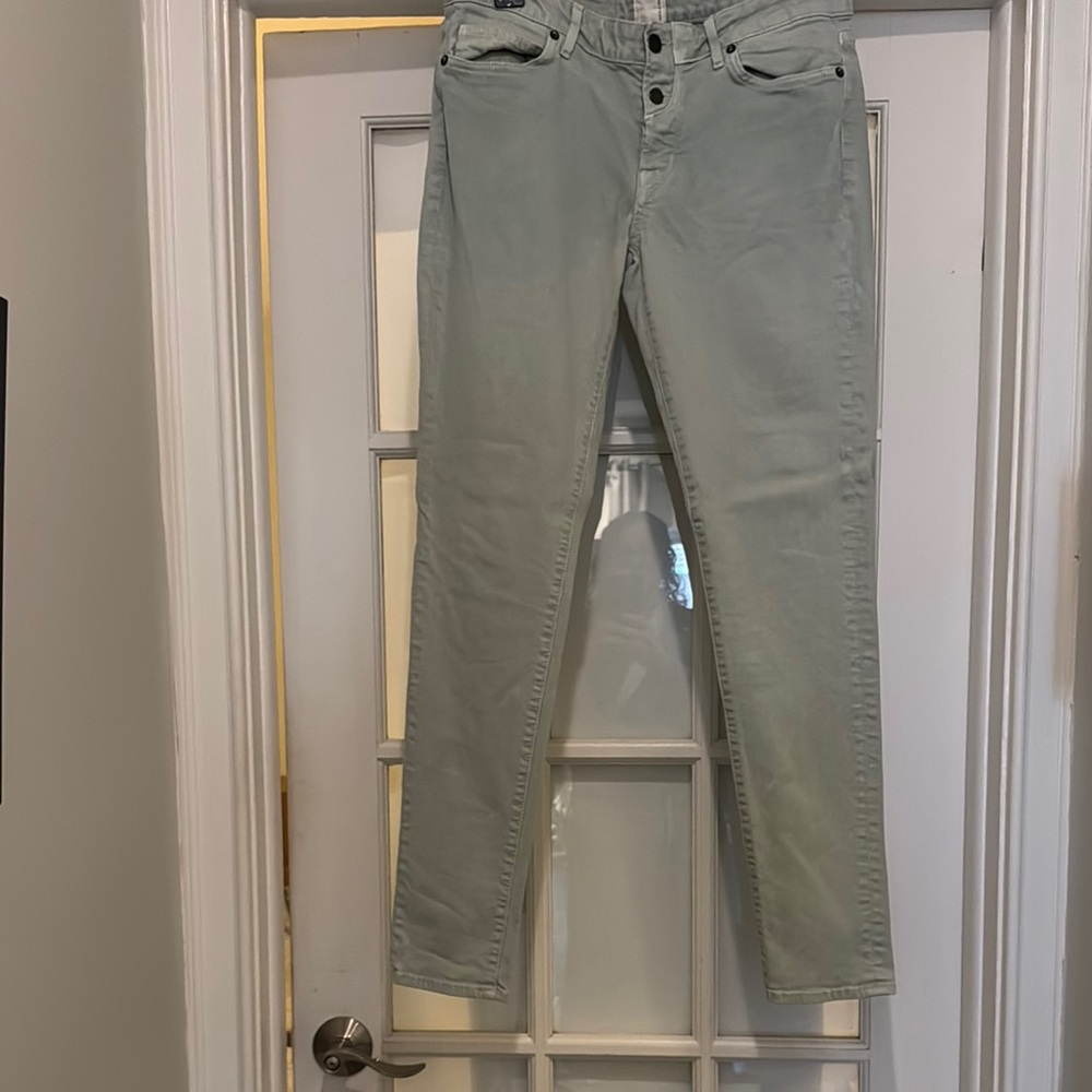 Rich & Skinny Women's Light Green Skinny Jeans
